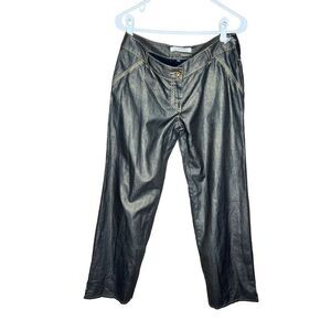 Gizia Metallic Trousers-  size 40